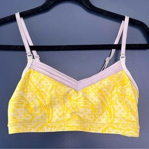 Special Edition Lululemon | Yellow Sports Bra | Size 4